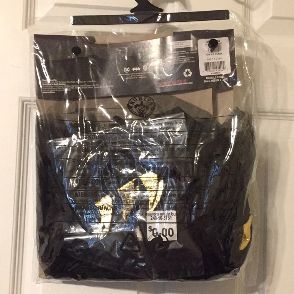 Costume girls Batman size 5-7 m new